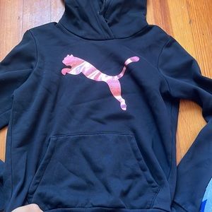Black puma Hoodie